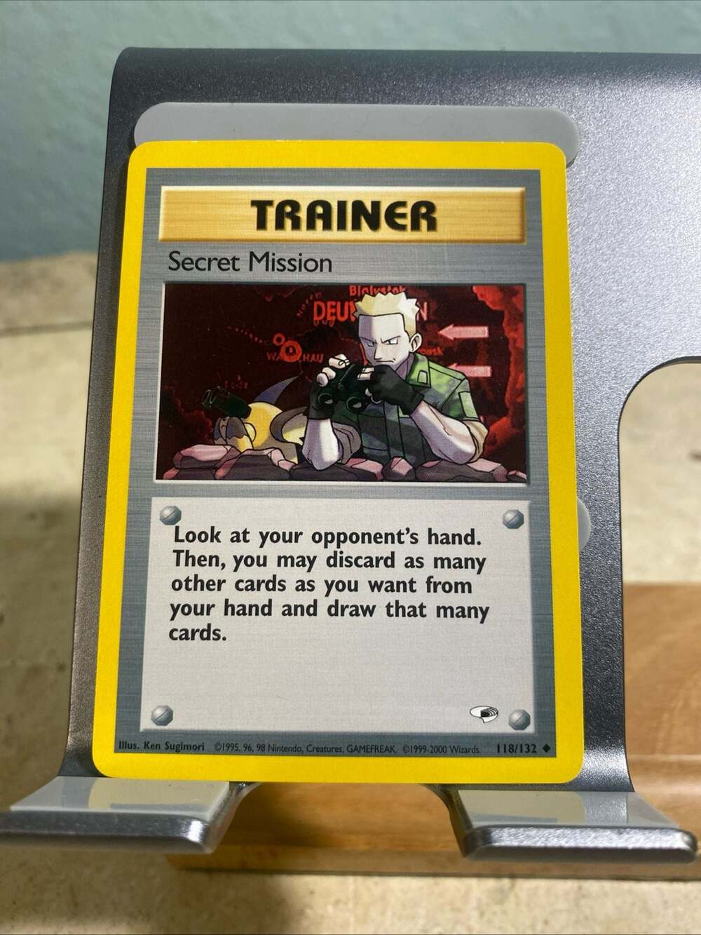 Secret Mission 118/132 Gym Heroes Uncommon Pokemon Card